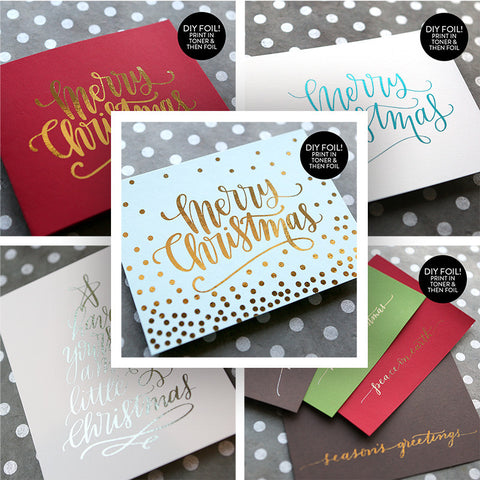 DIY Foil - Christmas 2016 Printables Bundle #1