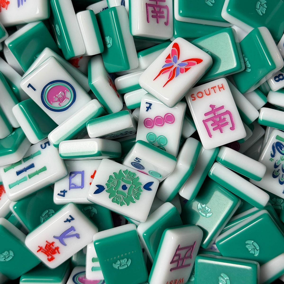 [PRE-LOVED] The Mahjong House Emerald House Tiles