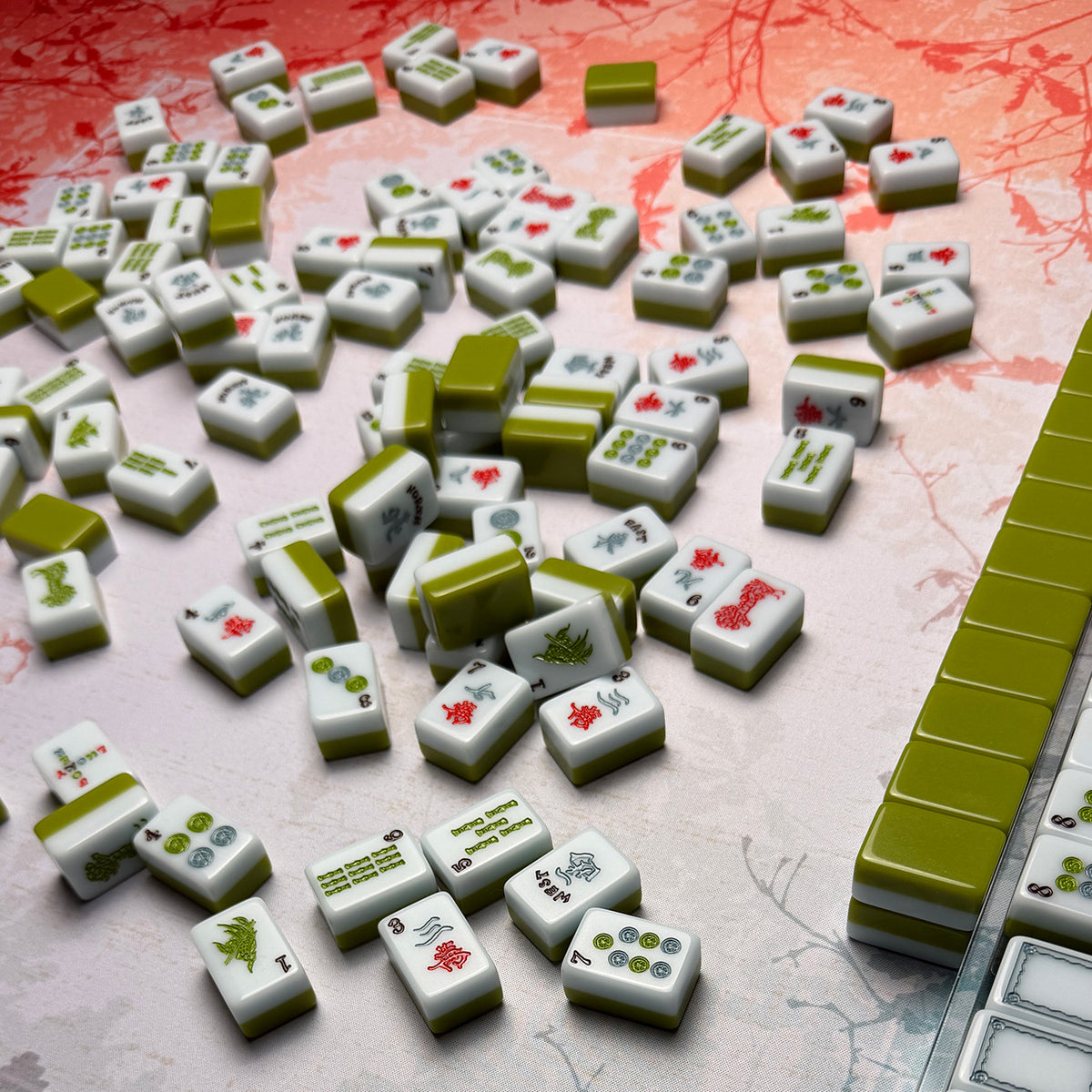 Calm Canopy Autumn Mahjong Mat